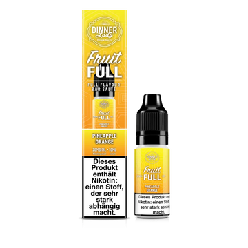 Dinner Lady Fruit Full Nikotinsalz Liquid 10ml - Pineapple Orange 20mg