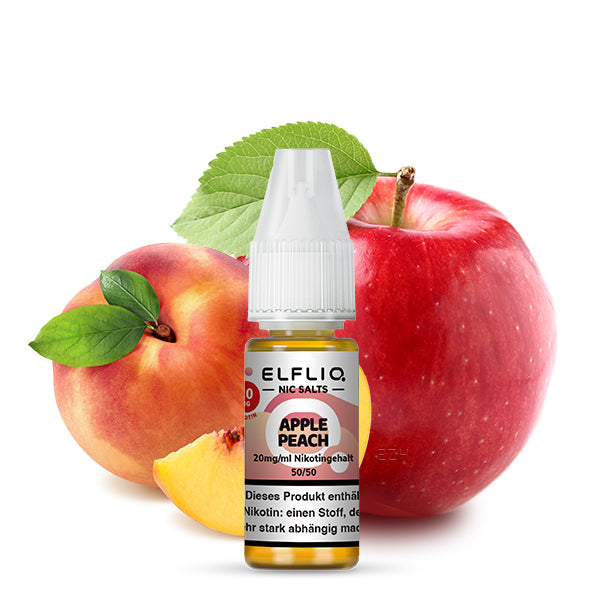 Elfbar ELFLIQ Nikotinsalz Liquid 10 ml Apple Peach