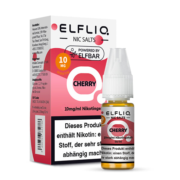 Elfbar ELFLIQ Nikotinsalz Liquid 10 ml Cherry