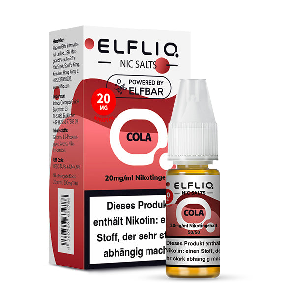 Elfbar ELFLIQ Nikotinsalz Liquid 10 ml Cola