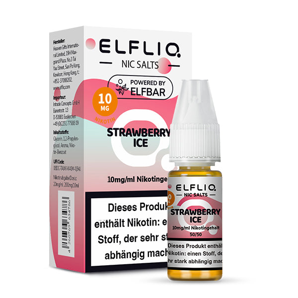 Elfbar ELFLIQ Nikotinsalz Liquid 10 ml Strawberry Ice