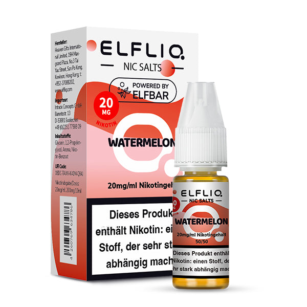 Elfbar ELFLIQ Nikotinsalz Liquid 10 ml Watermelon