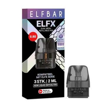 Elfbar - Elf X Pod - 3 Stück 0,8 Ohm