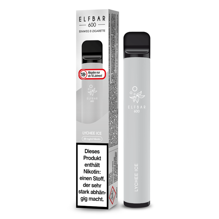 Einweg E-Zigarette Elfbar 600 Lychee Ice