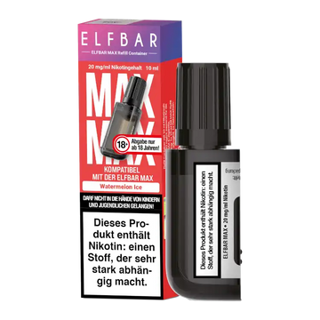 Elfbar Max Refill Container 10ml - Watermelon Ice