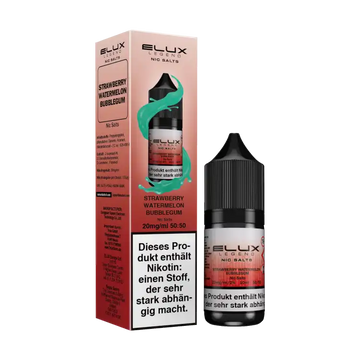 Elux Nikotinsalz Liquid 10ml - 20mg/ml - Strawberry Watermelon Bubblegum
