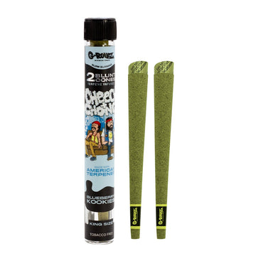 G-Rollz 2 Terpene Infused Blunt Cones Blueberry Cookies