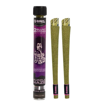 G-Rollz 2 Terpene Infused Blunt Cones - Purple Haze