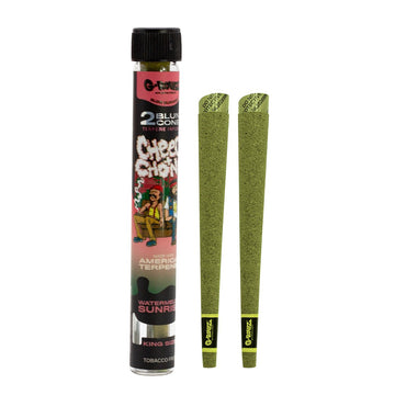 G-Rollz 2 Terpene Infused Blunt Cones Watermelon Sunrise