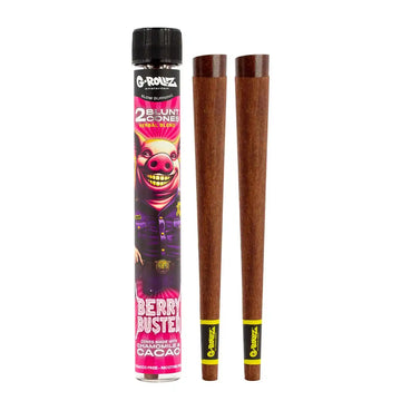 G-Rollz 2 Terpene Infused Herbal Blunt Cones - Berry Busted