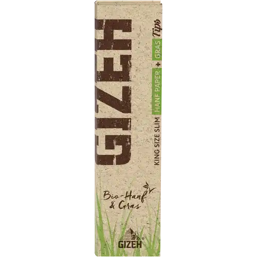 Gizeh King Size Slim Hanf Papes plus Tips