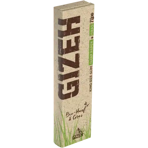 Gizeh King Size Slim Hanf Papes plus Tips
