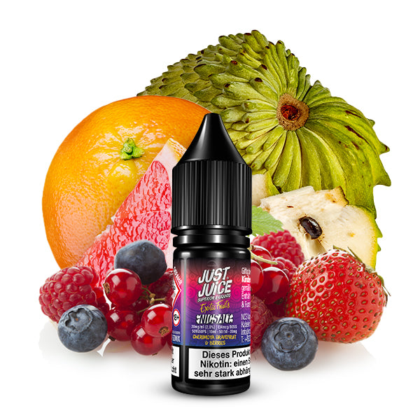 Just Juice Nikotinsalz Liquid 10 ml Cherimoya Grapefruit Berries