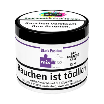 Pfeifentabak Mixto 65g Black Passion