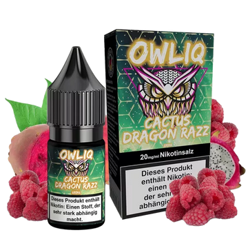 Owliq Nikotinsalz Liquid 10ml - Cactus Dragon Razz 20mg