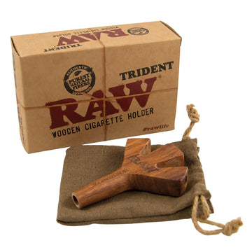 Raw Trident Cig Holder Wooden