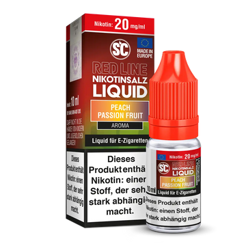 SC Nikotinsalz Liquid 10 ml Peach Passion Fruit 20 mg