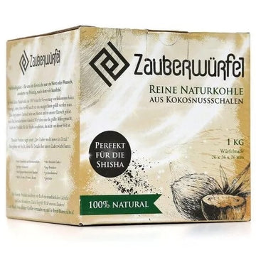 Zauberwuerfel Kohle 1 kg aus Kokosnussschalen