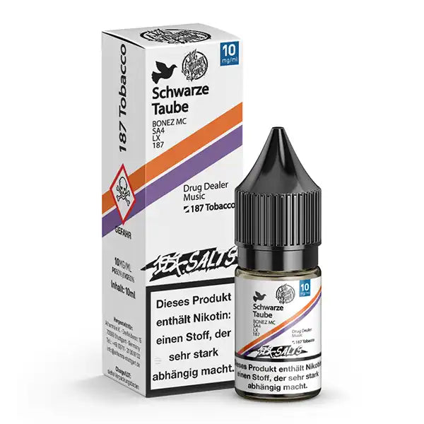 187 Nikotinsalz Liquid 10ml - Schwarze Taube 10mg