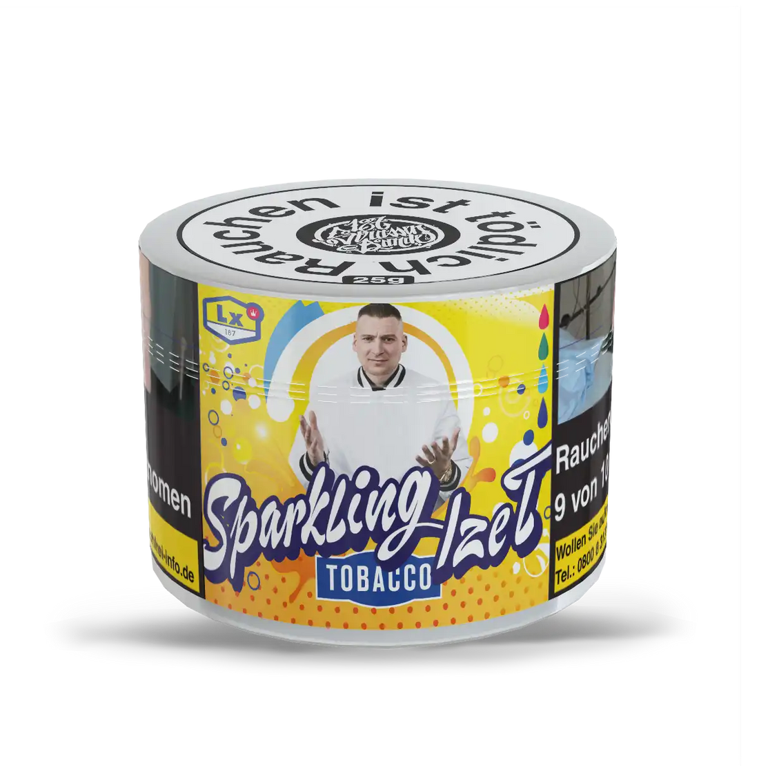 Shisha Tabak 187 Tobacco 25g LX53 Sparkling Ize-T