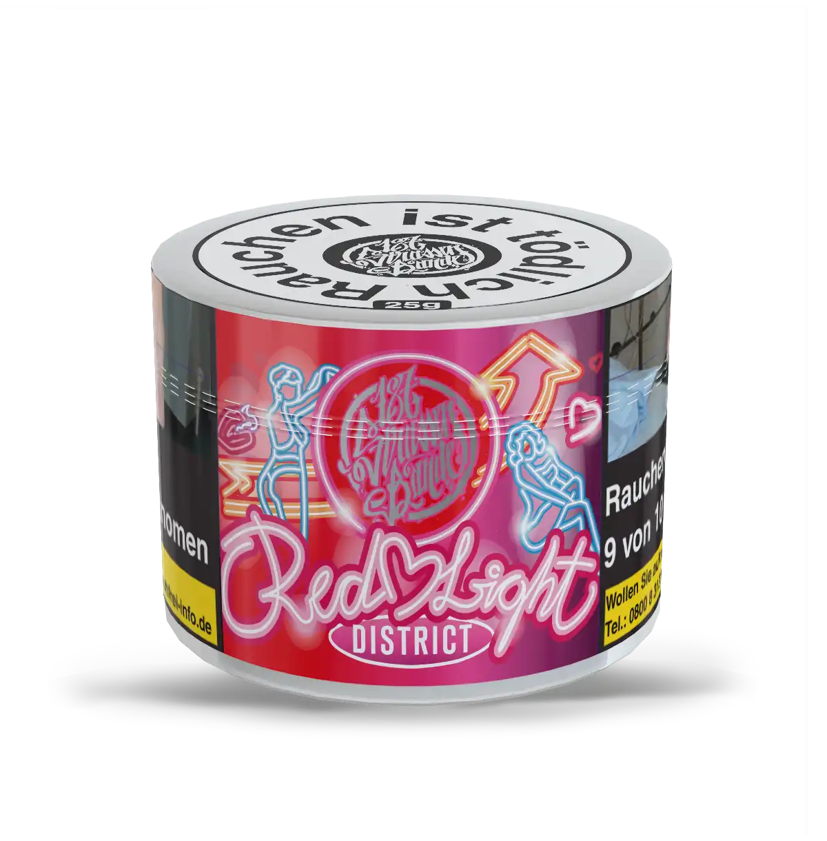 Shisha Tabak 187 Tobacco 25g Red Light District