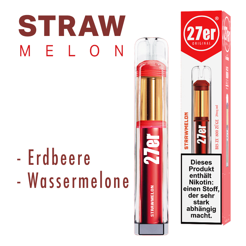 Einweg E-Zigarette 27er Vape Strawmelon