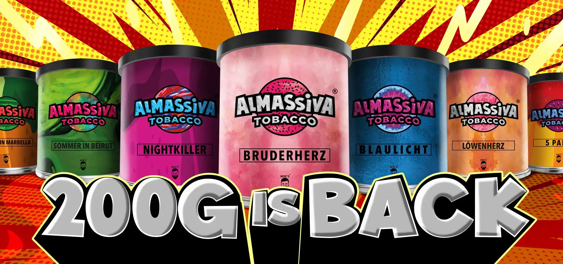 Al Massiva Tobacco 200g ist zurueck