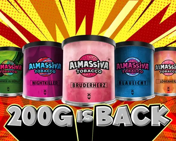 Al Massiva Tobacco 200g ist zurueck