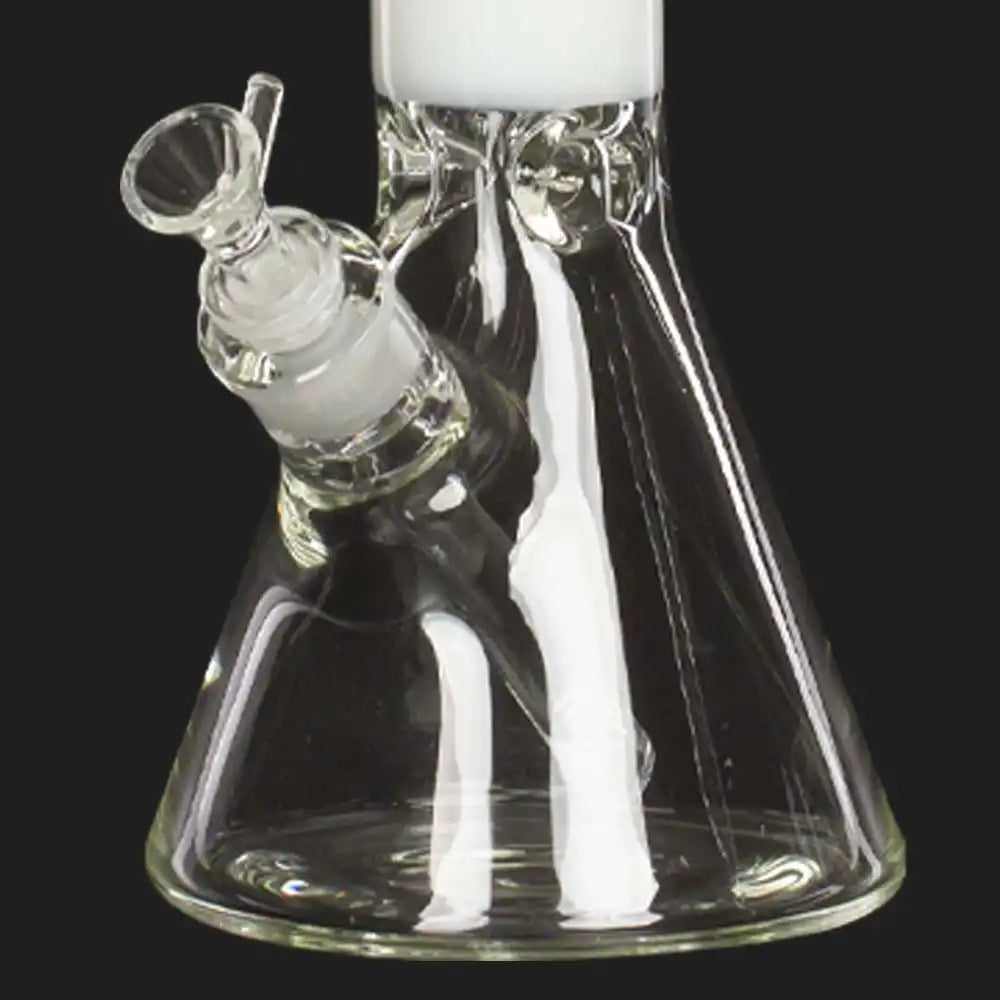 Amsterdam - Mixed White Pattern Designs Bong - H42cm - Ø50mm - Schliff18.8mm