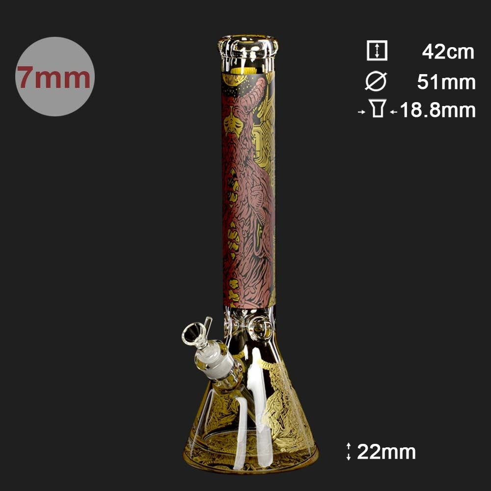 Amsterdam Limited Edition Heavy Beaker Series Bong H: 42cm