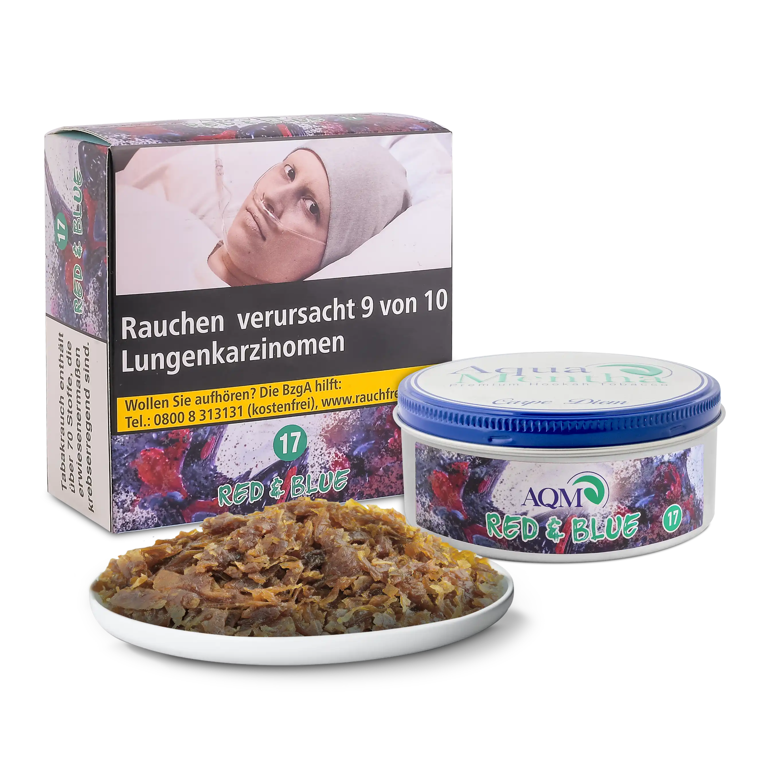 Aqua Mentha 200g - Red & Blue
