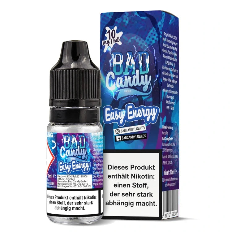 Bad Candy Nikotinsalz Liquid 10ml Easy Energy 20mg