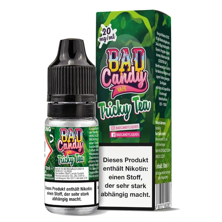 Bad Candy Nikotinsalz Liquid 10ml Tricky Tea 20 mg