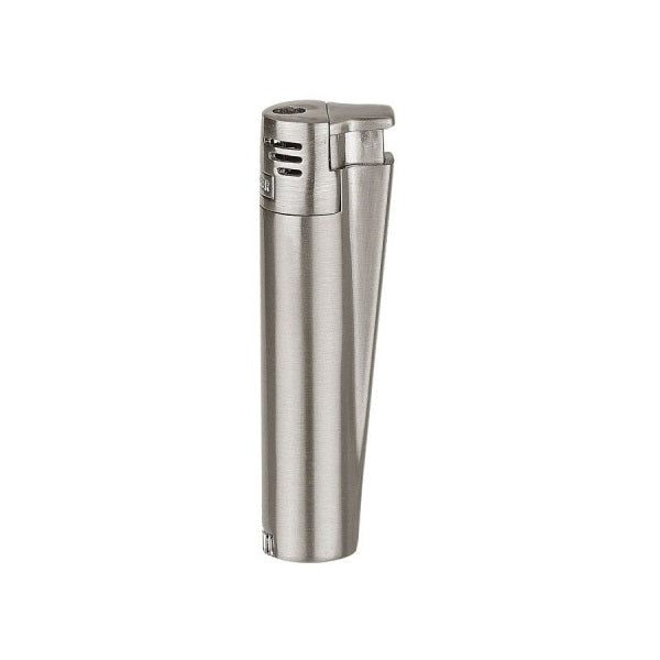 Clipper Classic Metal Large Jet Flame Silver