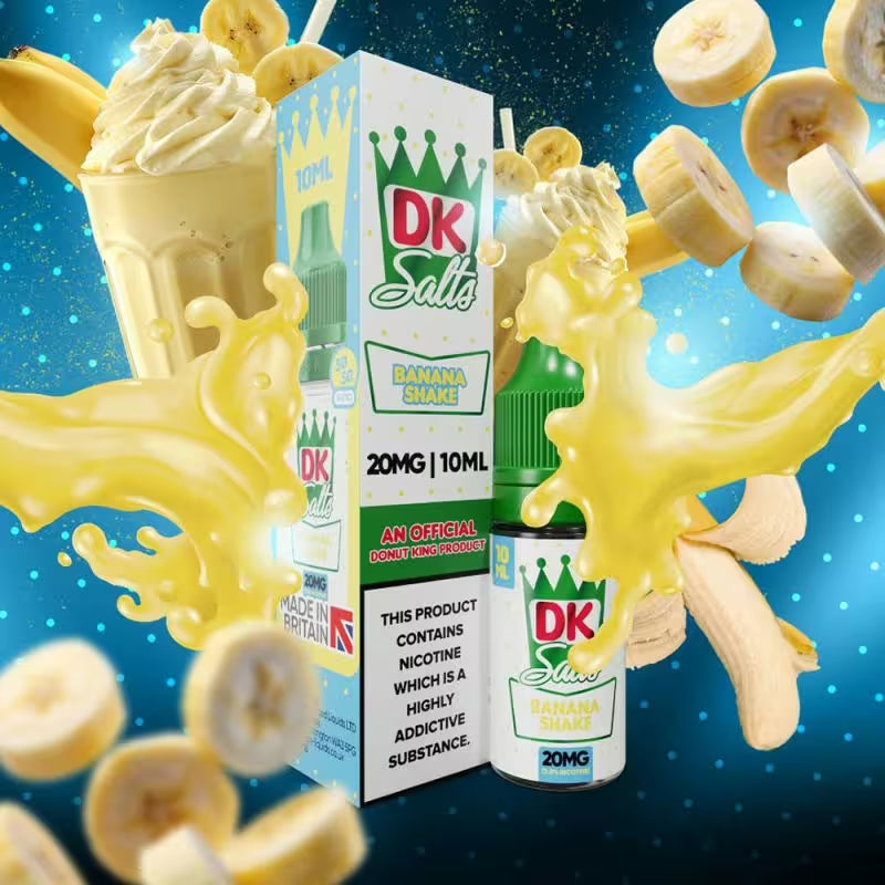 DK Salts Nikotinsalz Liquid 10ml - Banana Shake 20mg