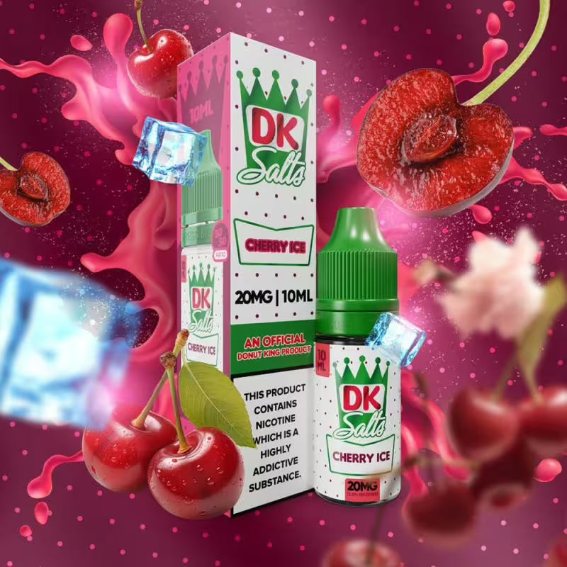 DK Salts Nikotinsalz Liquid 10ml - Cherry Ice 20mg