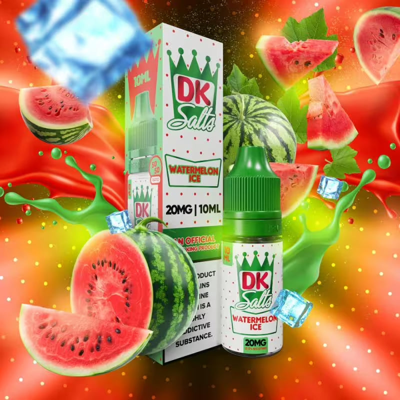 DK Salts Nikotinsalz Liquid 10ml - Watermelon Ice 20mg