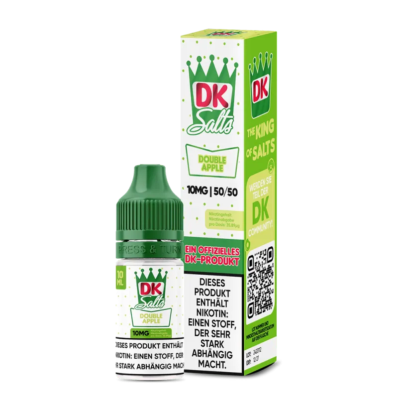 DK Salts Nikotinsalz Liquid 10ml - Double Apple 20mg