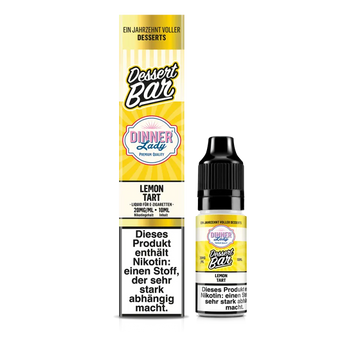 Dinner Lady Dessert Bar Nikotinsalz Liquid 10ml - Lemon Tart 20mg