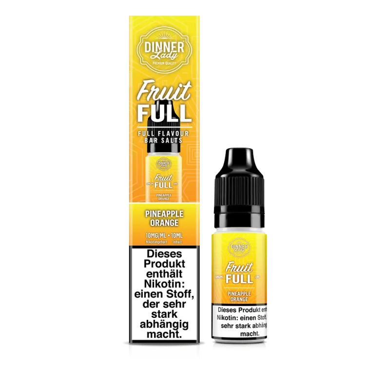 Dinner Lady Fruit Full Nikotinsalz Liquid 10ml - Pineapple Orange 20mg