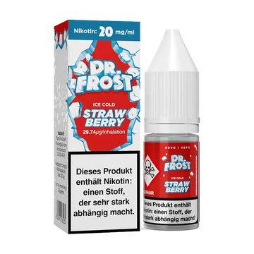 Dr. Frost Nikotinsalz Liquid 10 ml Cold Strawberry 20 mg