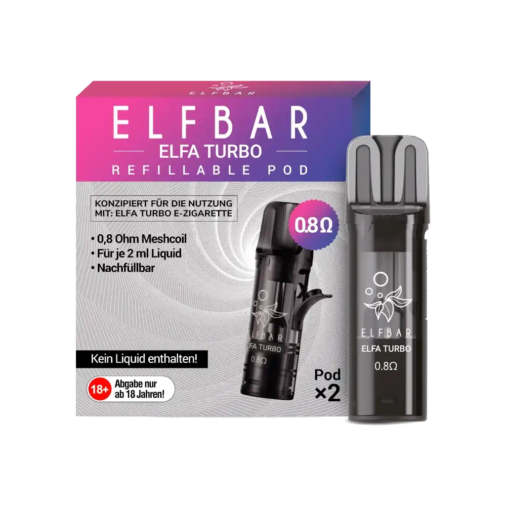 ELFA TURBO refillable Pod - 2 Stück