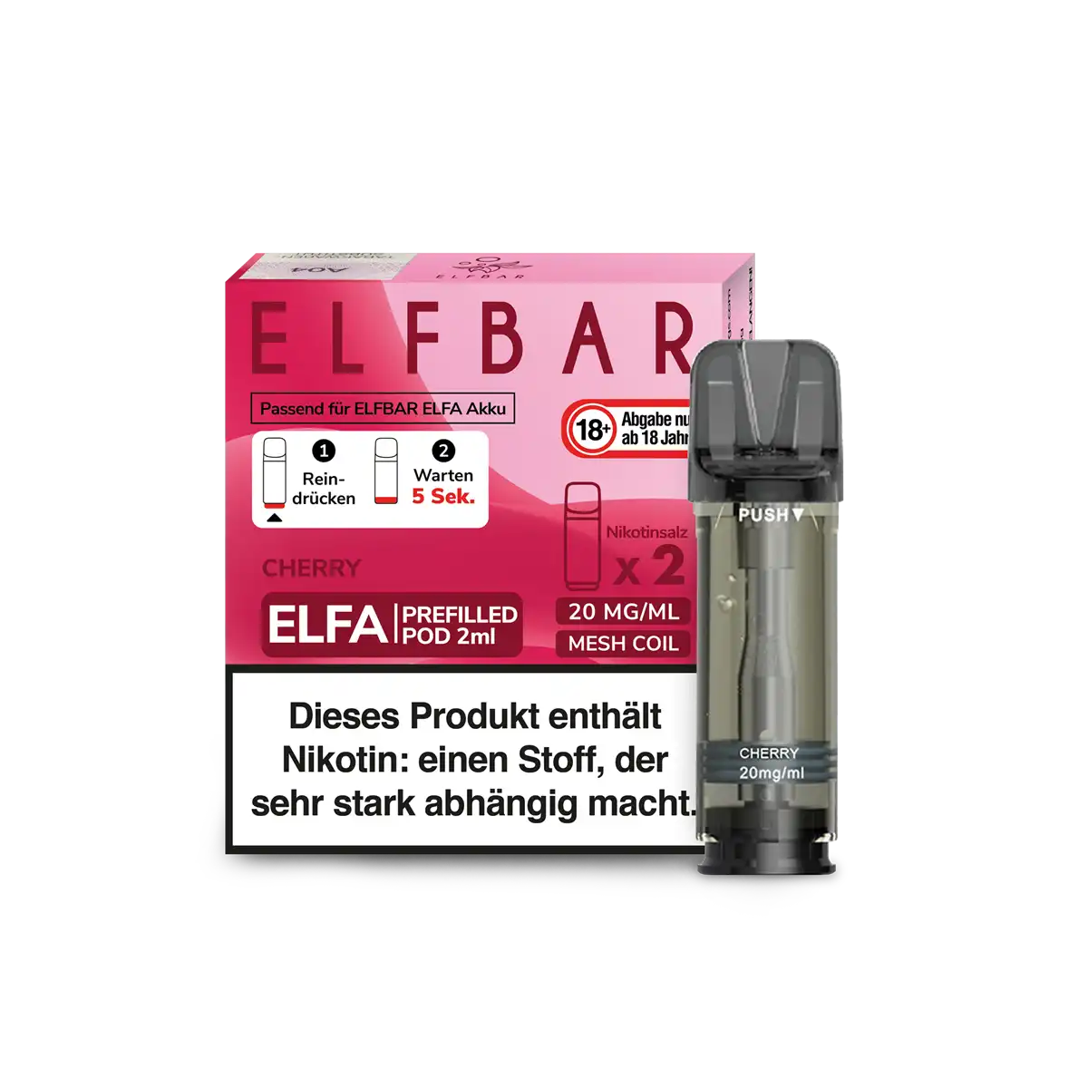 Elfbar ELFA prefilled Pod 2 Stück Cherry Candy