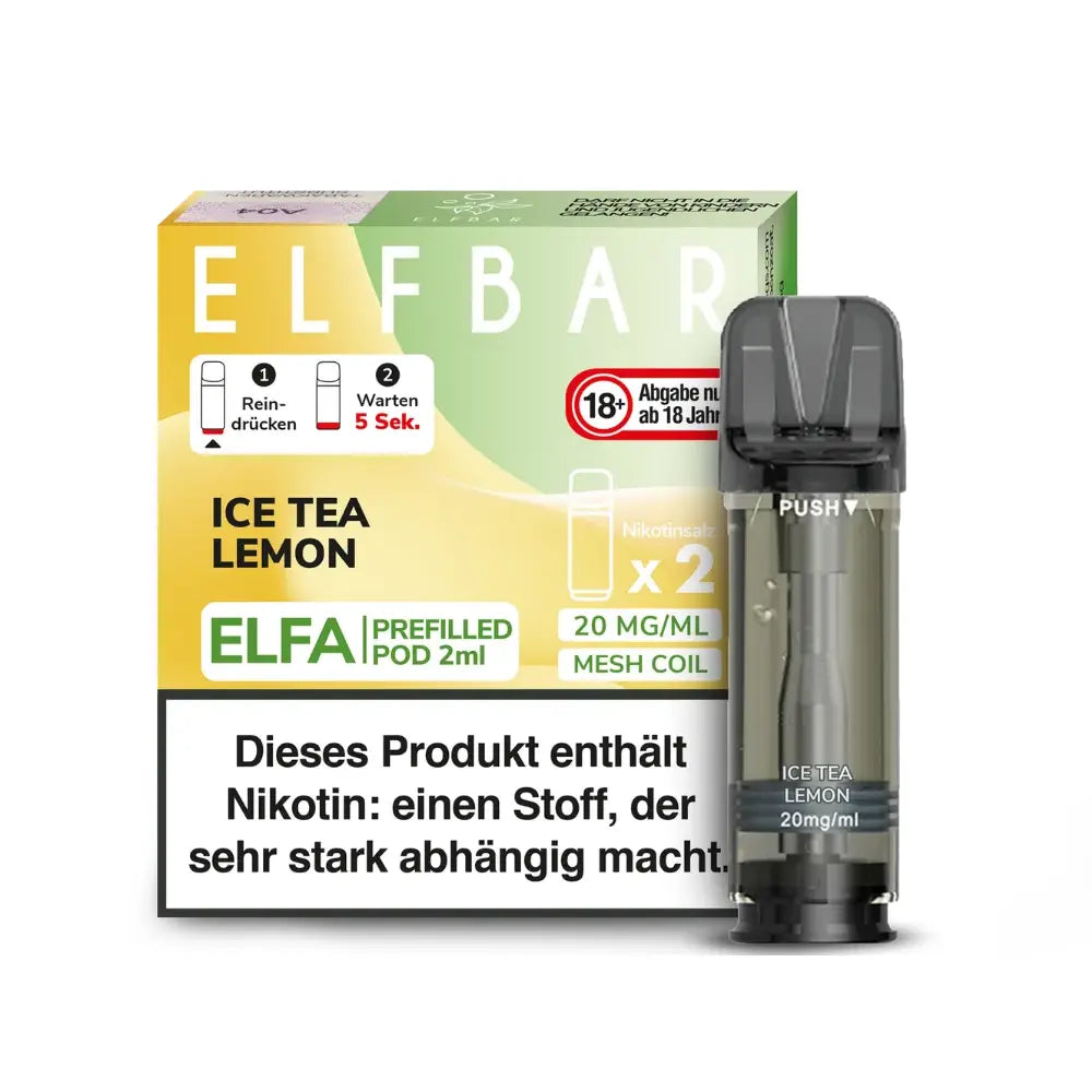ELFA prefilled Pod - 2 Stk. - Ice Tea Lemon