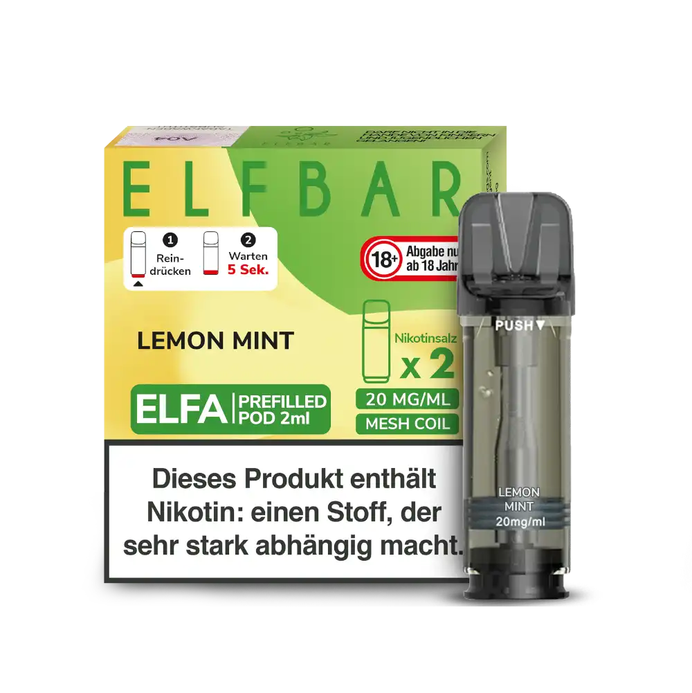 ELFA prefilled Pod - 2 Stk. - Lemon Mint