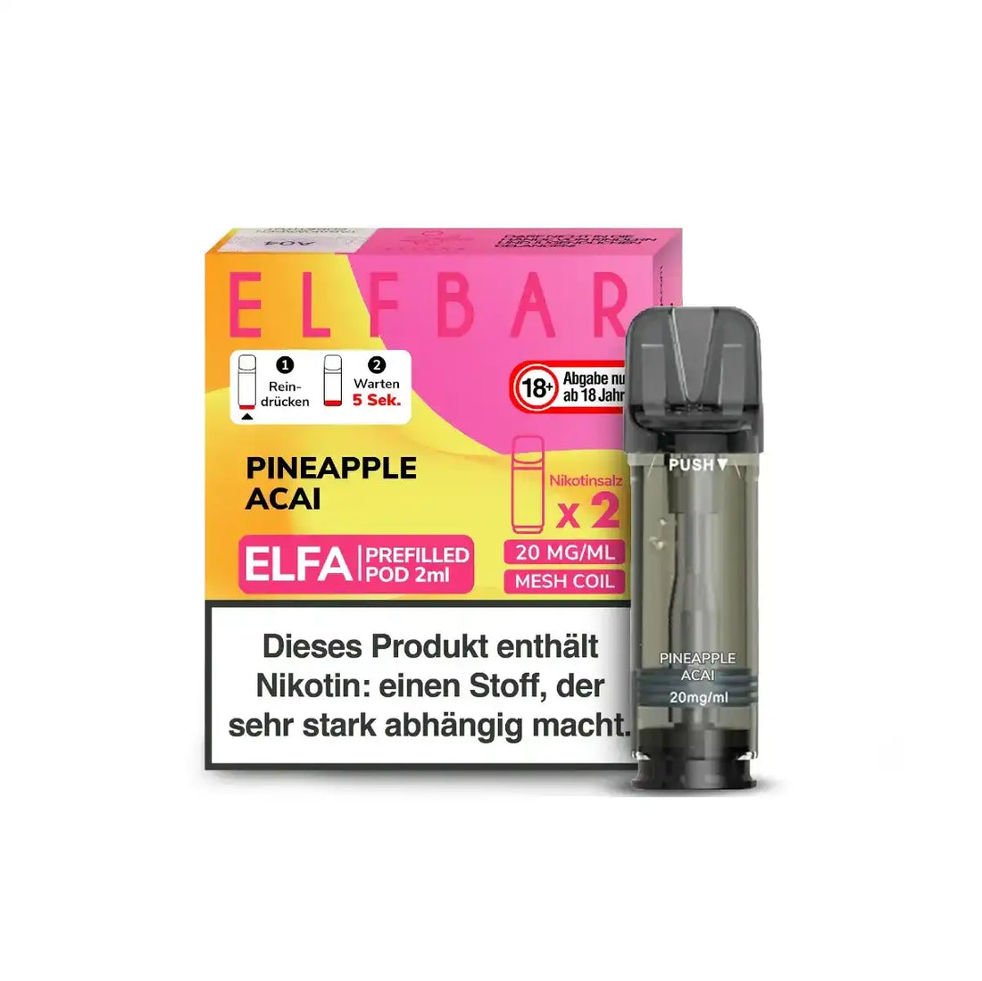 ELFA prefilled Pod - 2 Stk. - Pineapple Acai
