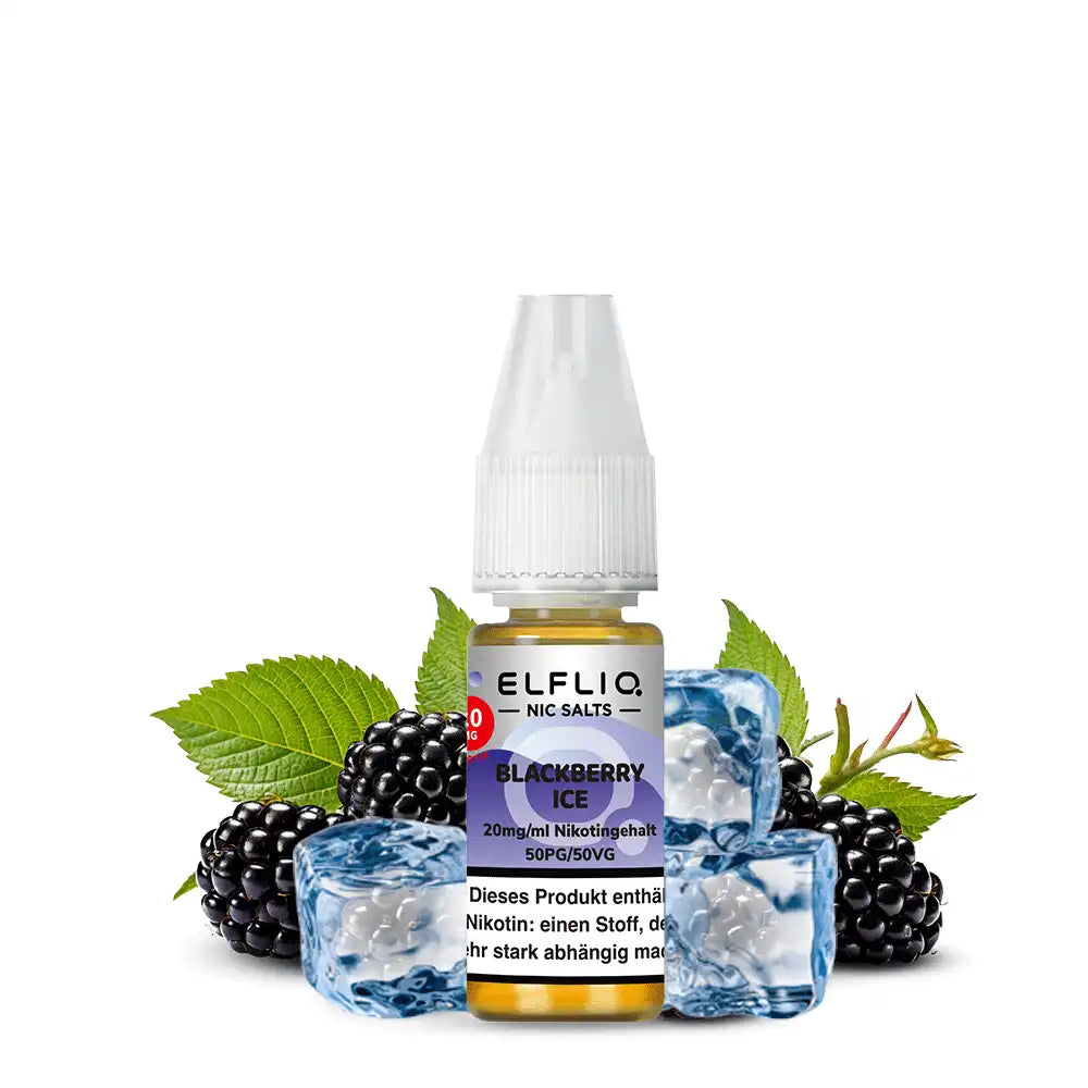 ELFLIQ Nikotinsalz Liquid 10ml - Blackberry Ice
