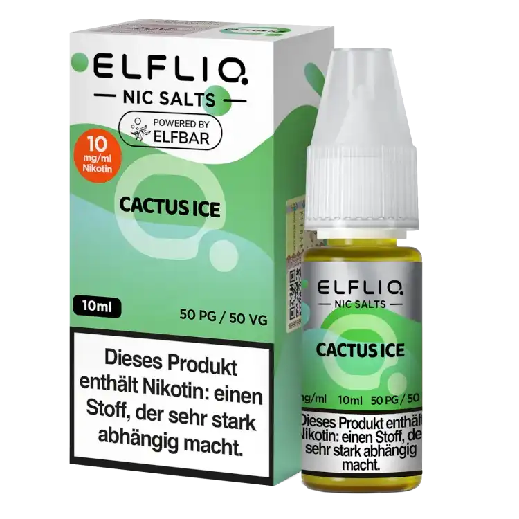 ELFLIQ Nikotinsalz Liquid 10ml - Cactus Ice 10mg