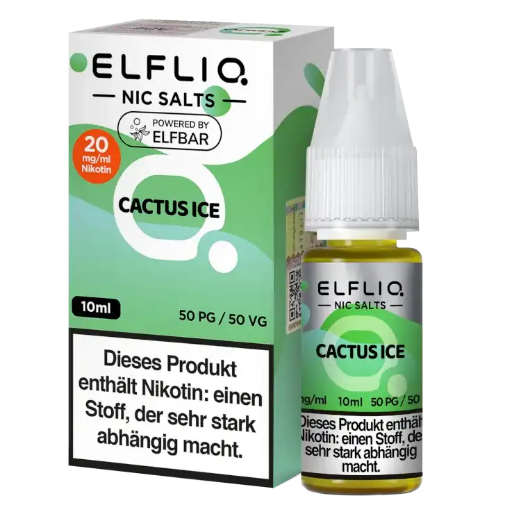 ELFLIQ Nikotinsalz Liquid 10ml - Cactus Ice
