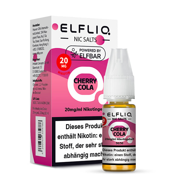 Elfbar ELFLIQ Nikotinsalz Liquid 10 ml Cherry Cola
